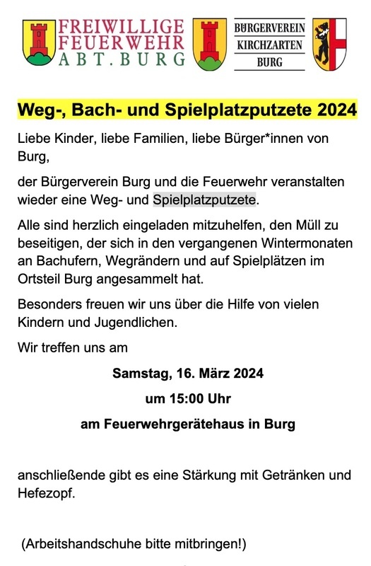 Bachputzete 2024